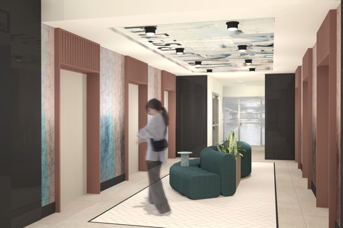Private Label International_Stonebridge_5001 Eisenhower_1st Floor_Elev Lobby 1 (1)